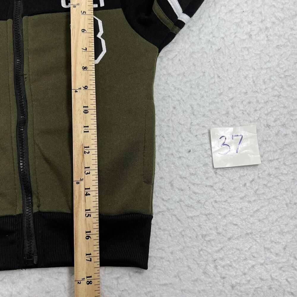 SuperNova Youth Boys Size 4 Olive Green California Cali 8 Full Zip Hoodie NWT - Picture 12 of 12